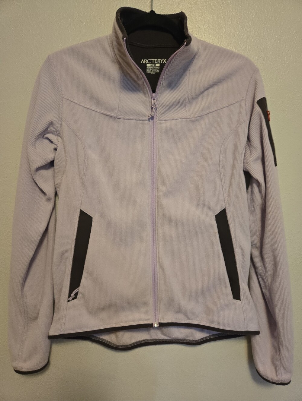 Arc'teryx Womens Purple Rib Zip Up Jacket M
